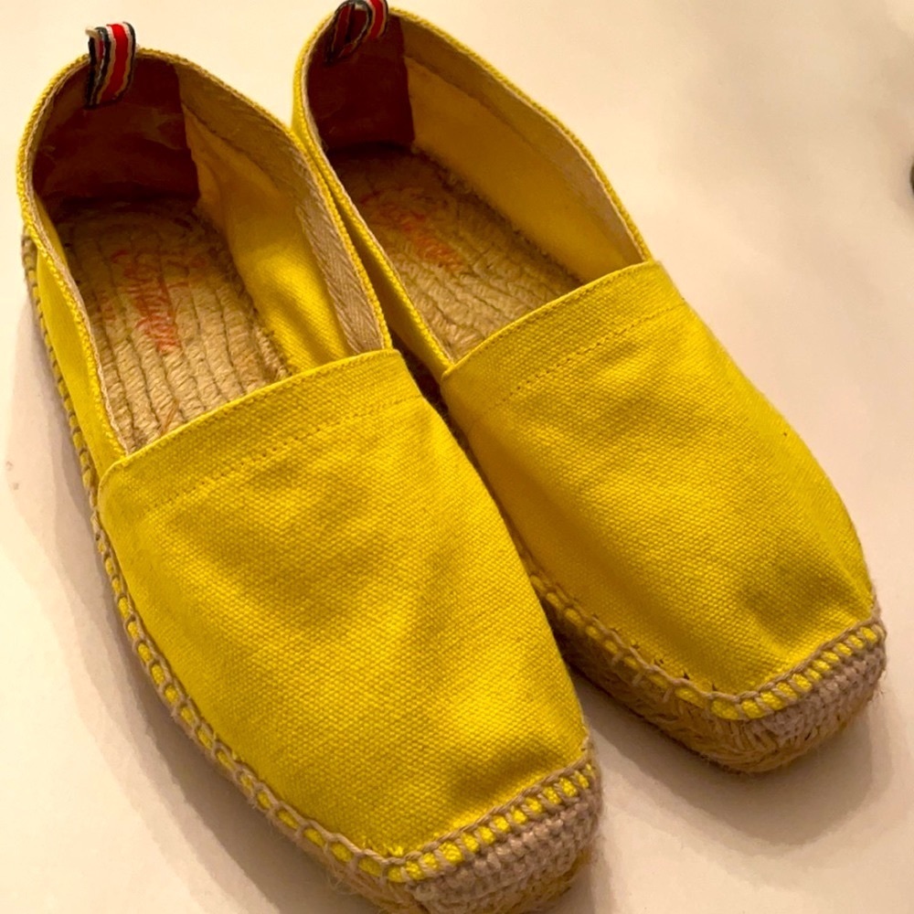 Castaner Yellow Espadrille Flats Vibrant Summer Style